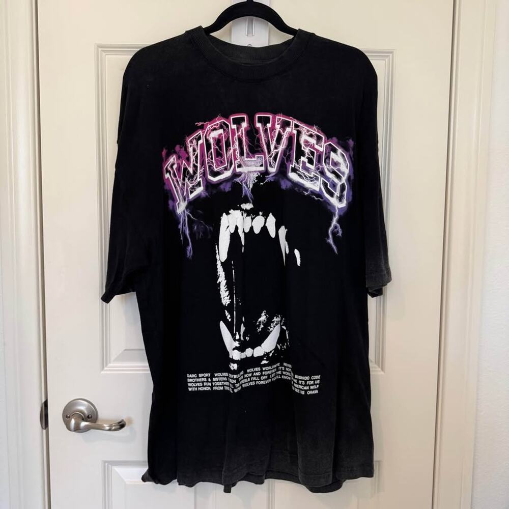Darc Sport Premium Vintage Oversized Tee Shirt Blood Thunder XL